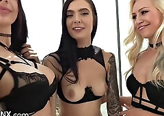 Ivy Lebelle, Lyra Law Marley Brinx Double Penetration Debut