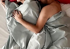 I woke up next to a guy with a hard dong and pretty soon felt him unfathomable inside my moist snatch. This chab started rubbing my clitoris with his 