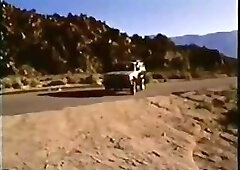 Peter North Driving A Pickup To Where He Does His Outdoors Jackoff