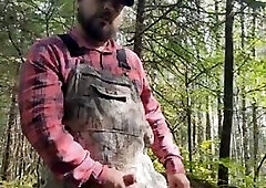 Redneck smoke, piss, and stroke