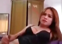 cums on her dress