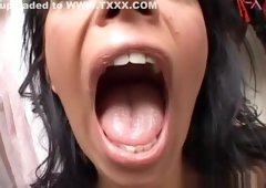 Horny pornstar Naudia Brown in incredible tattoos, deep throat porn scene