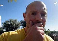 Two Hung Dicks Fill His Gaping Asshole Full