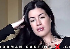 April Blue Lesbian Anal Casting