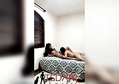 Subscribe and see the full episode: The transvestite with the large ramrod, Daniela Santos, banging the throat of the tractable bottom.