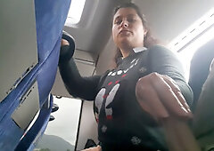 Amateur blowjob, public