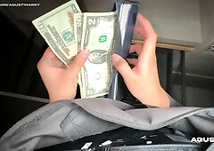 This thief was caught red-handed and got a juicy creampie in her