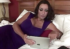 Hot milf monir gets a good ass licking then gets her round ass drilled hard