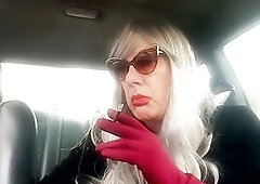 Enjoying smokin' my lengthy darksome Greater amount 120 menthols in my car. There's a color version in normal speed, followed by a ebony &am