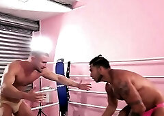 Wrestling and fucking Jordan James and Donny Hott