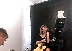 Amateur blonde European immature fucking boyfriend on webcam