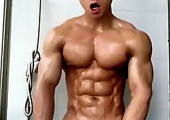 Asian Cute Muscle Boy Jerk Off