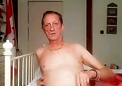 playing with my naked body in bedroom