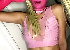 Sandra De Marco blonde glory hole job satisfying action