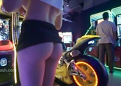 High heeled amateur teen ass fingered