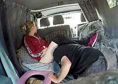 Pussy Sniffer In The Campervan
