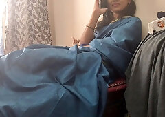 Desi bhabhi gaav gahi aur apne yaar ko phone kar bula hindi audio
