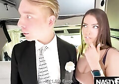 Russian nice-looking bride Polly Youngs cheats on her fiancee with hung Michael Fly