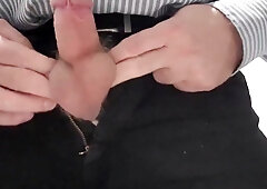 Daddy's Office Masturbation with Big Cum456
