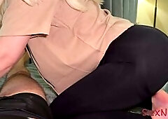 I Can't Make no doubt of I Managed to Convince Her to Finish the Massage with her Leggings Off