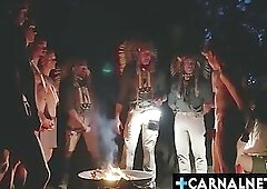 Horny Scoutmasters and Scouts Take Turns Rim, Suck and Breed in Steamy Nighttime Orgy