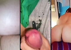 Cuckolded spouse received clips of his wife and delights in watching 'em.
