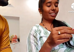 Hot movie of Bhabhi doing sex and her neighbor master.