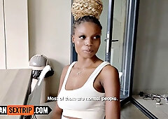 Brutal Pounding: Massive Tits Ebony Teen Takes Rough Hardcore Pounding to Explosive Orgasm