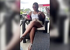 SEXY LATIN CHICK GETS DRILLED IN PUBLIC BY HER LOVER