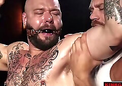 Gunnar Bound and Edged by Brogan BDSM Muscle Worship and Release