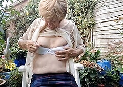 Outdoor, undergarments, small cock