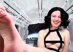 Beautiful Brunette Foot Fetish