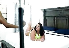 Fat Bulky Booty big beautiful woman Aged entice to 1st Interracial BBC Screw with Ebony Hunk and Creampie