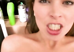 Her blow job cavity is willing for engagement, and this babe yearns for the fulfillment of her wishes