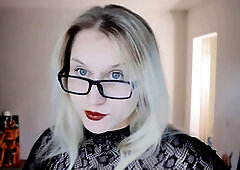 Smoking mature, amateur, mature glasses