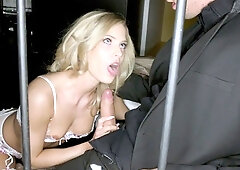 Blonde Blowjob MILF Craves Cock Big Time