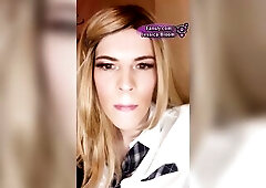 Sissy Whore Riding Monster Sextoy in Chastity Anal Climax & Cum Gulp Jessica Bloom