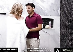 Cory Pursue Goes From Moist Raiment To mother I'd like to fuck Washroom Sex