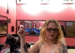 Amateur latin babe with big boobs dildos her cunt