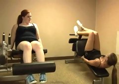 Horny pornstars Christy Wild and Kara Springfield in exotic big tits, lesbian sex scene