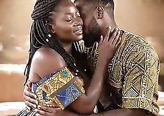 nigerian afro village pair enjoyed raw sex [AI Porn]