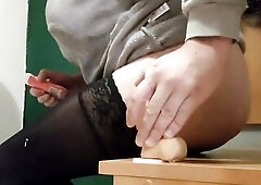 How fine it's to feel a weenie in your booty, ride it and drink it in your throat after anal, feel like a whore.